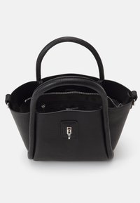 Gina Tricot TUBULAR HANDLE BAG - Håndveske - black