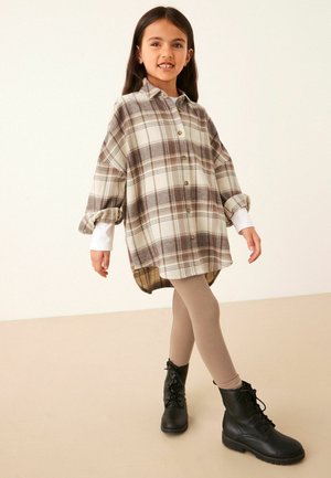 Next SET - Leggings - Byxor - neutral check