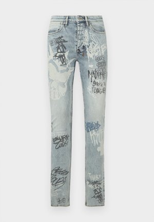 VAN WINKLE ROGUE GRAFFITI - Jean slim - denim