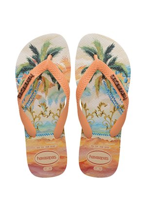 TOP TROPICALIA VIBES - Pool shoes - peach