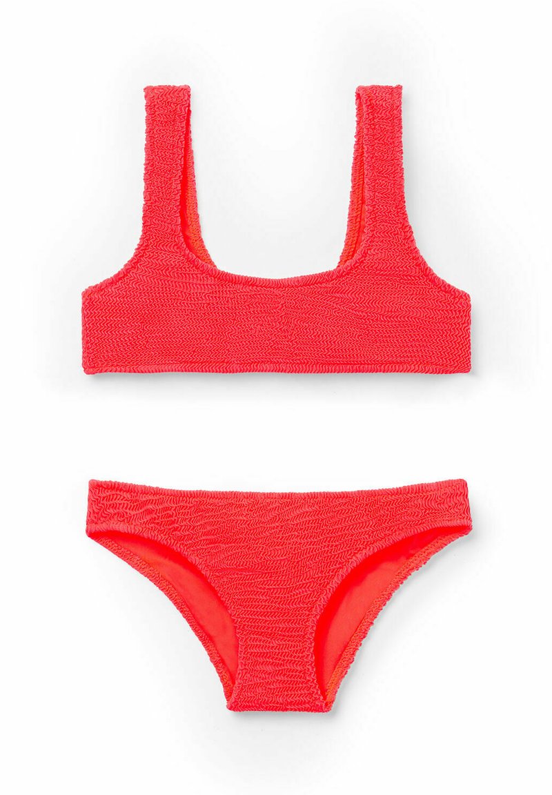 Calzedonia CRINKLE WAVES - Bikiny - red