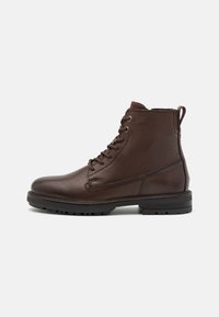 RONY 3A - Gležnjače s vezicama - dark brown