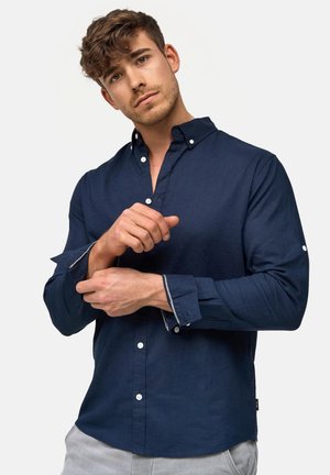 INDICODE JEANS BRAYDEN - Shirt - navy solid