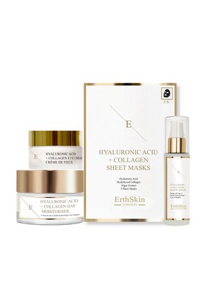 HYALURONIC ACID & COLLAGEN SKINCARE SET - Skincare set - transparent