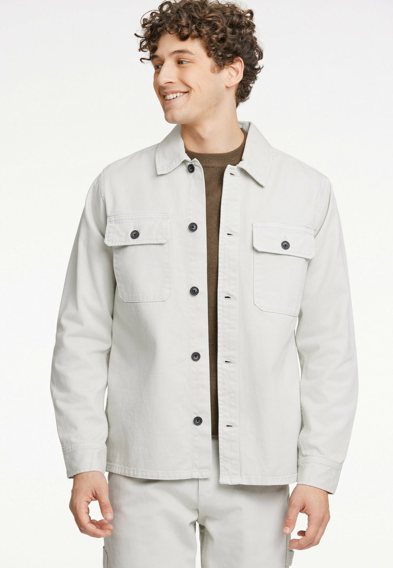 Lindbergh OVERSHIRT - Übergangsjacke - pale stone