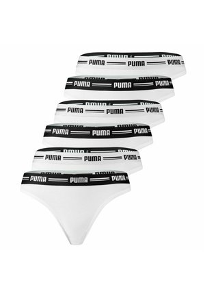 SOFT GUMMIBUND LOGO 6ER PACK - Thong - weiß