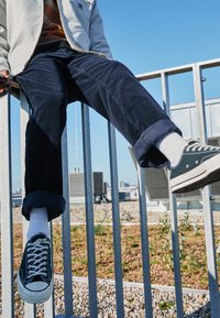 Carhartt WIP SINGLE KNEE PANT - Pantaloni - dark navy rinsed