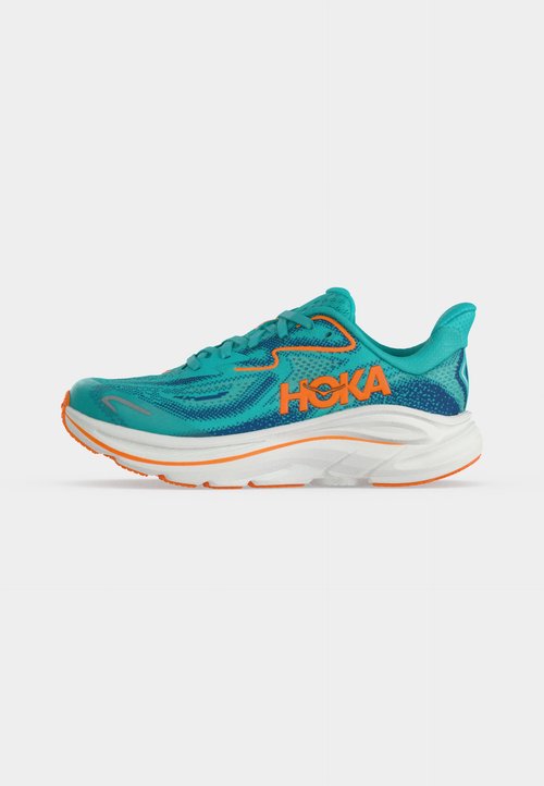 Hoka Clifton 10 - Night Glow Blue / Electric Aqua — photo 2