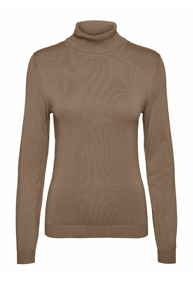 Vero Moda VMGLORY ROLLNECK - Džemper - caribou