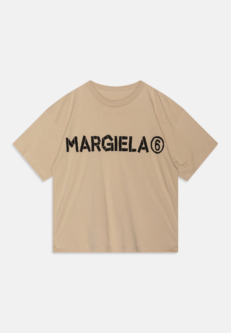 MM6 Maison Margiela T-shirt print camel MM6 Maison Margiela T-shirt print camel
