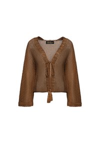 COLLANTE - Strickjacke - tabacco