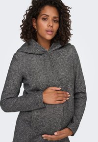 ONLY MATERNITY OLMSEDONA - Klasisks mētelis - dark grey melange