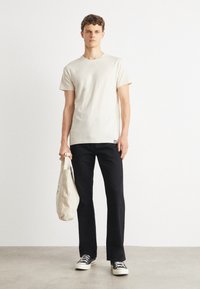 Mads Nørgaard THOR TEE - Jednoduché tričko - oatmeal
