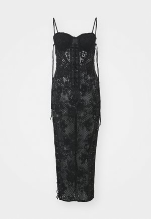 Sinead Gorey EYELET DRESS - Rochie cocktail/Rochie petrecere - black