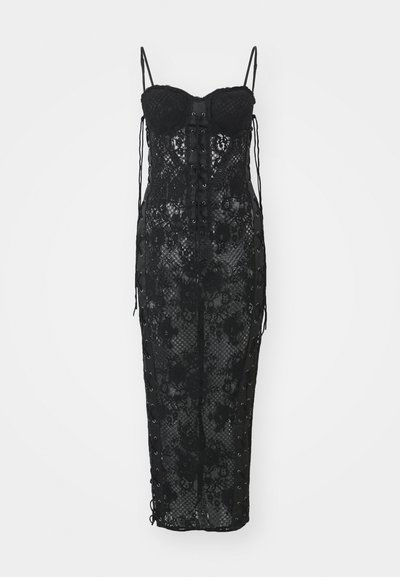 Sinead Gorey EYELET DRESS - Cocktail dress / Party dress - black
