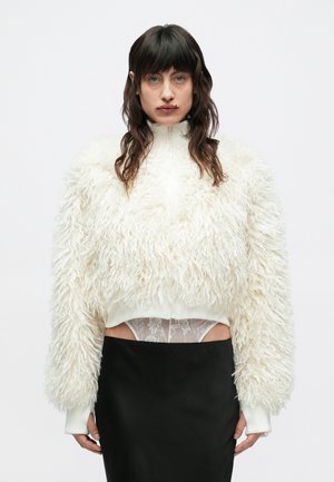CROPPED OVERSIZED TURTLE  - Winterjas - cream