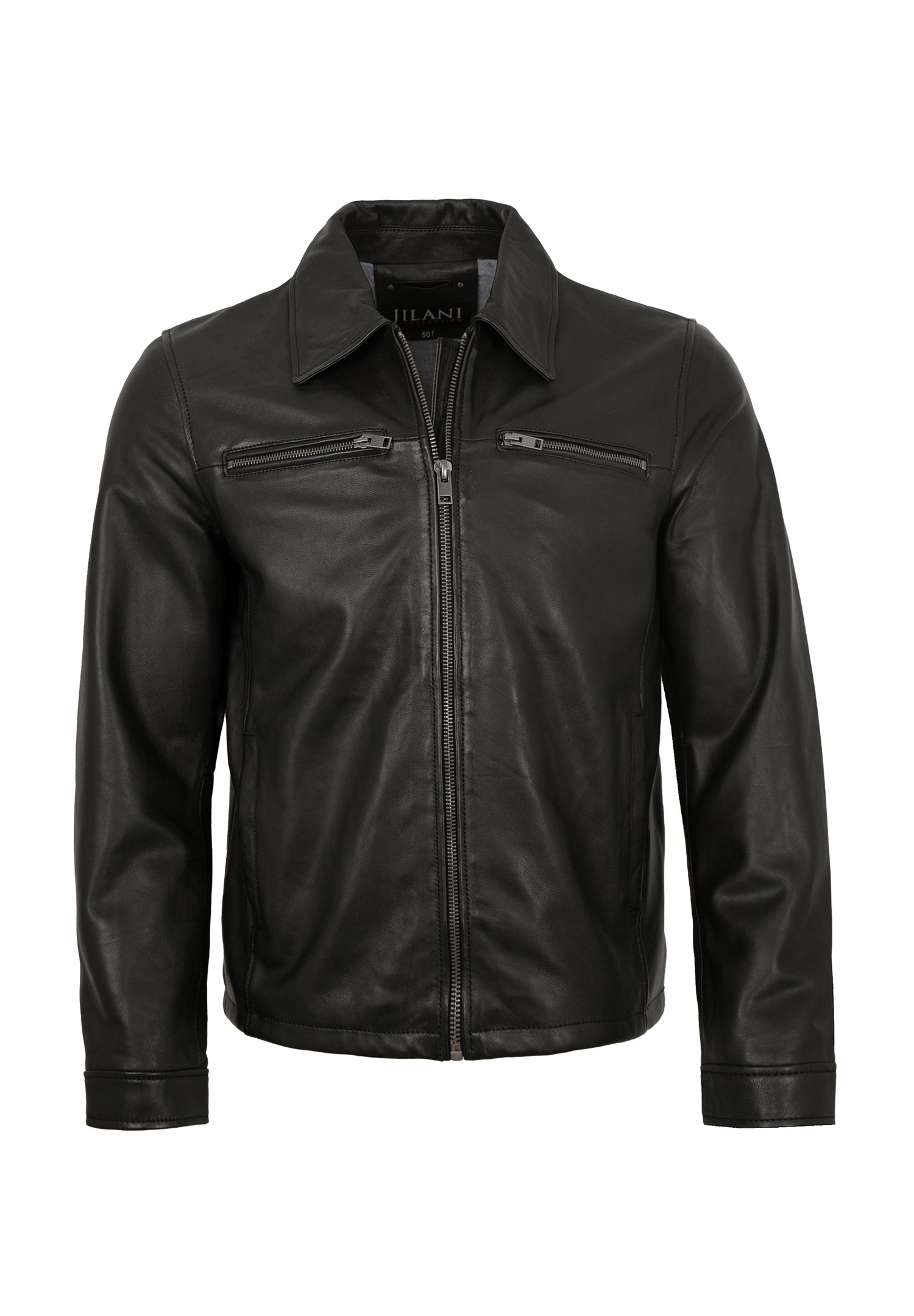 AllSaints EROL JACKET - Leather jacket - black - Zalando