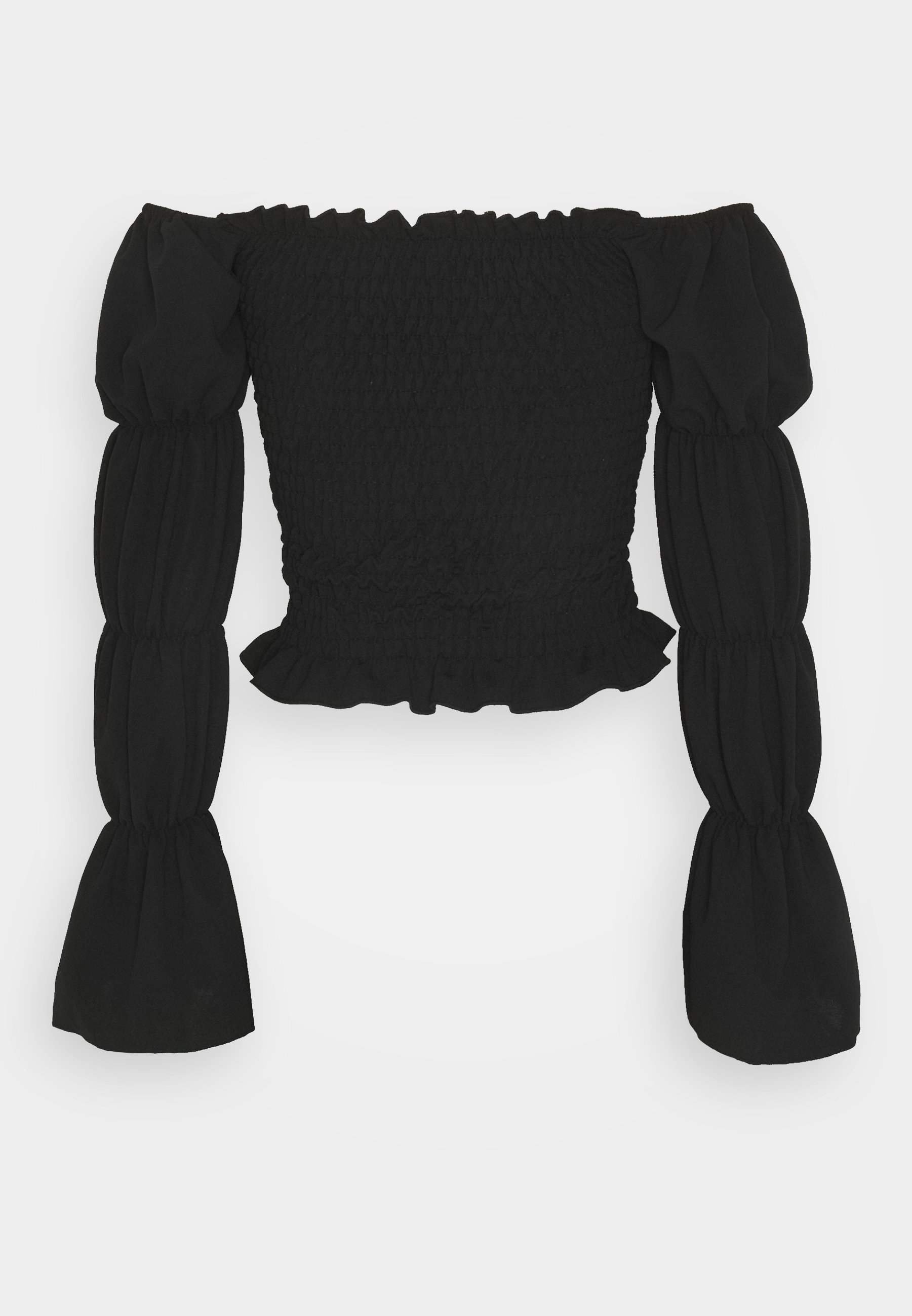 black off the shoulder top new look