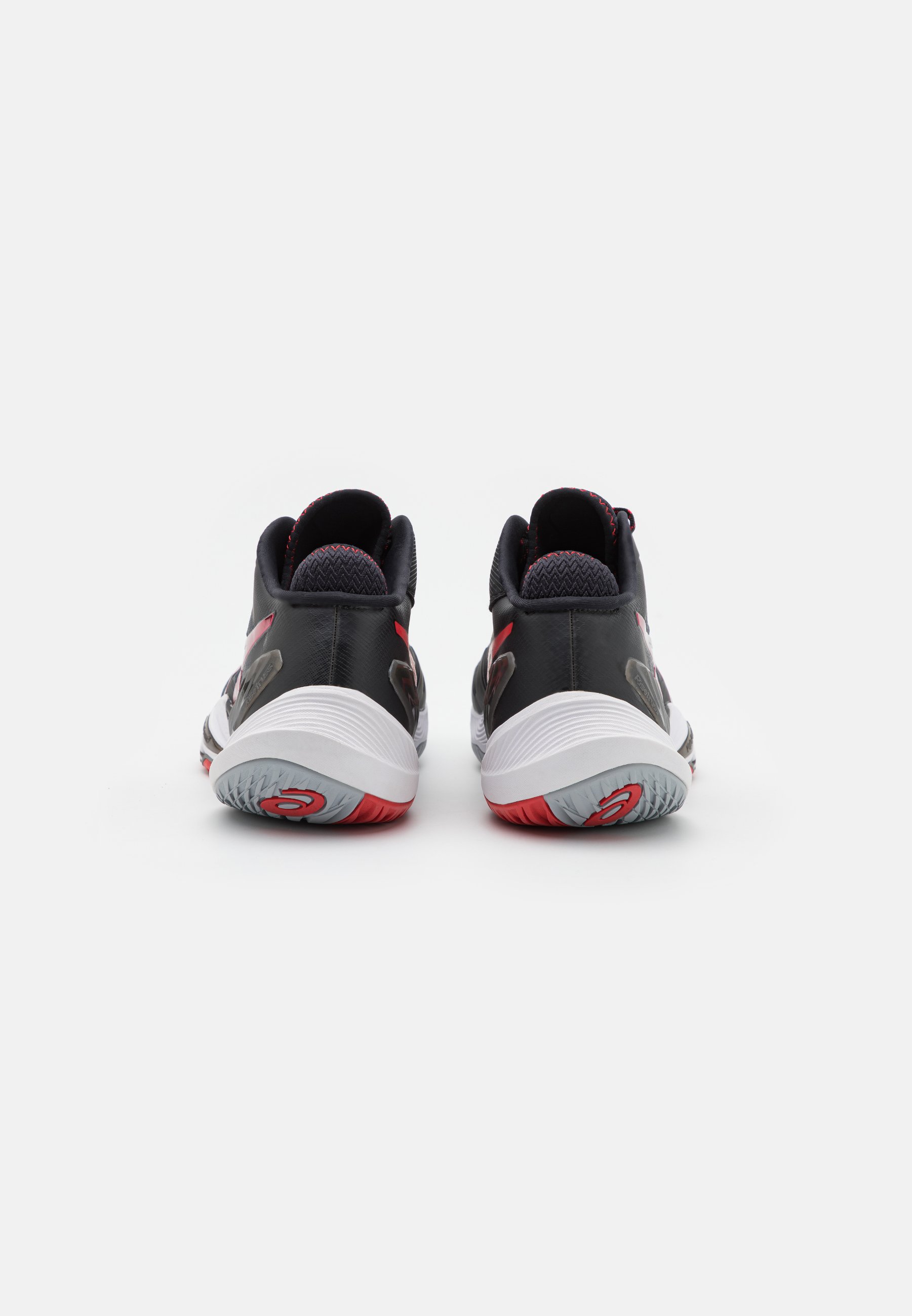 ASICS METARISE - Scarpe da pallamano - black/electric red/nero - Zalando
