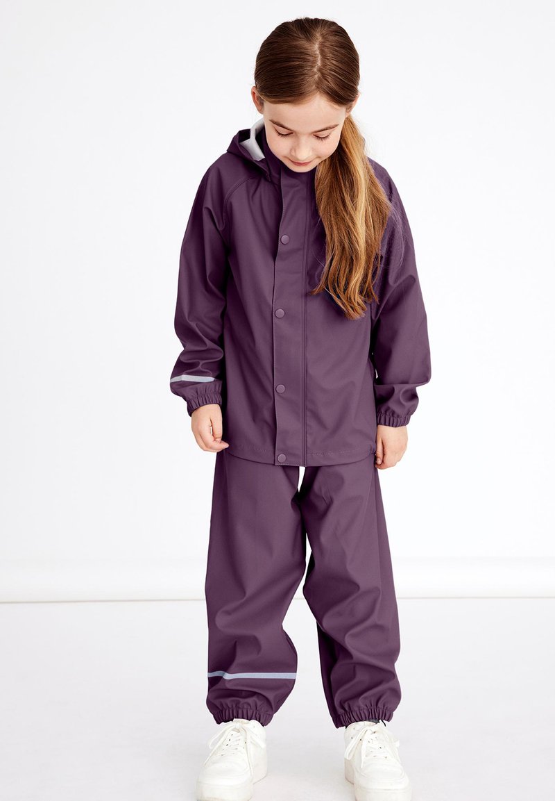 Name it NKNDRY RAIN SET UNISEX - Vihmapüksid - hortensia