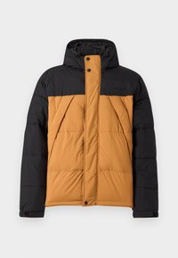 DURABLE WATER REPELLENT PUFFER JACKET - Zimska jakna - black/orange