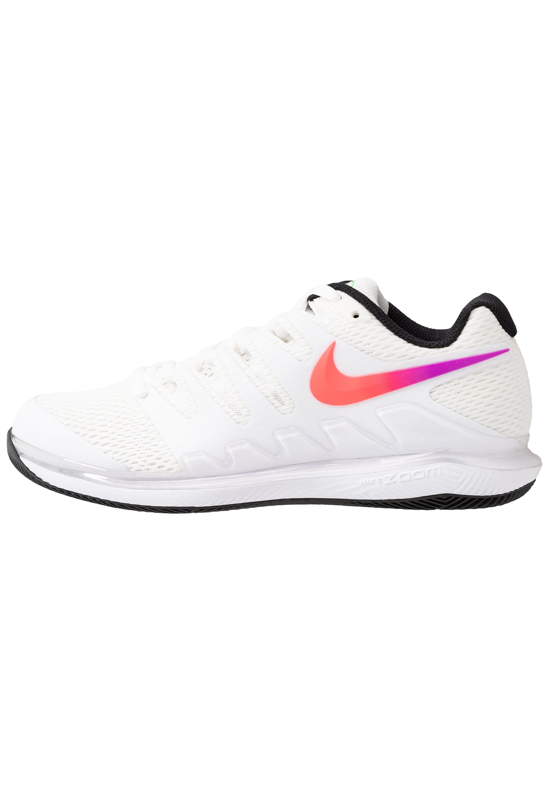 Nike Performance Nikecourt Air Zoom Vapor X Multicourt Tennis Shoes Summit White White Black Electro Green White Zalando Co Uk