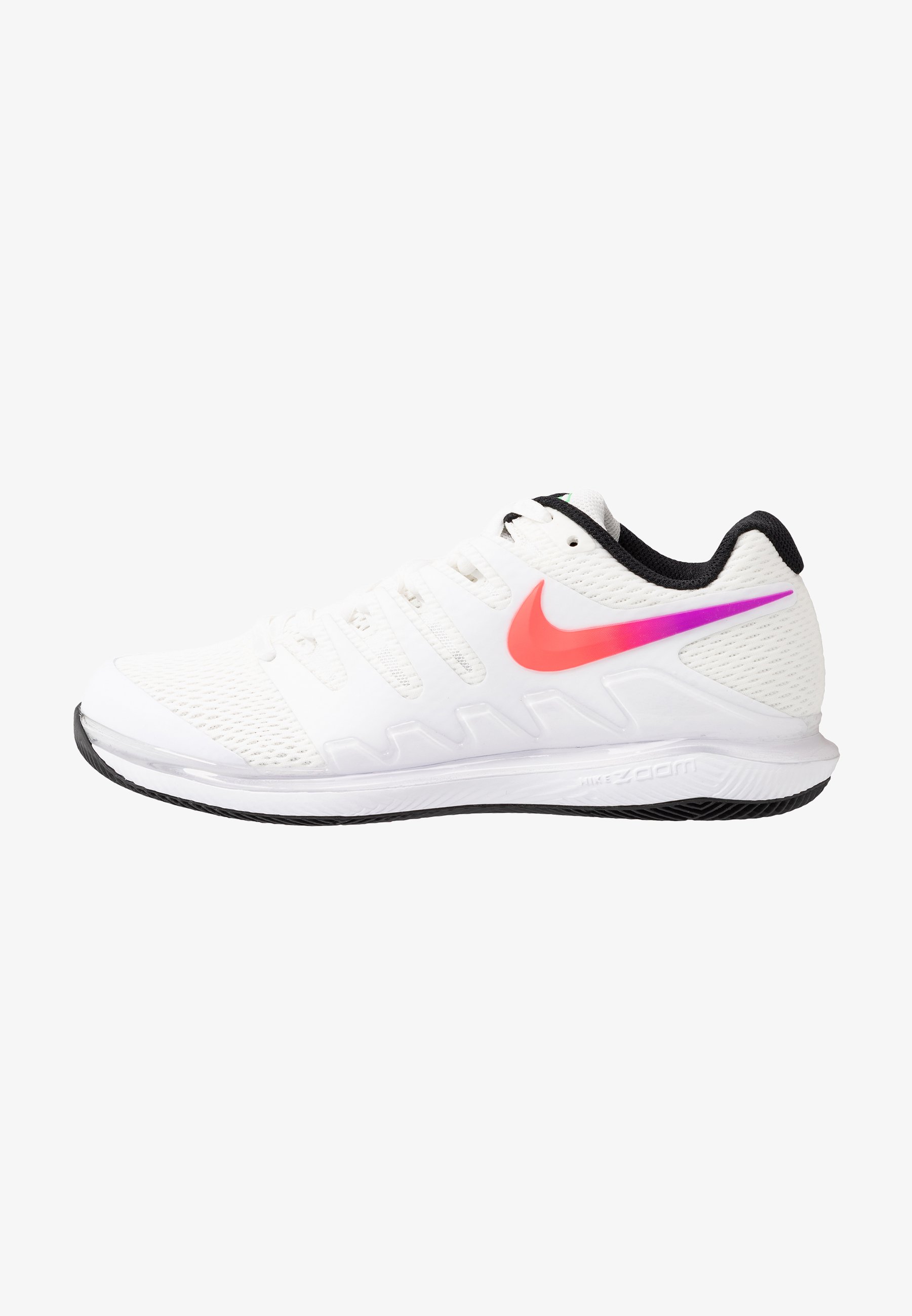 Nike Performance Nikecourt Air Zoom Vapor X Multicourt Tennis Shoes Summit White White Black Electro Green White Zalando Co Uk
