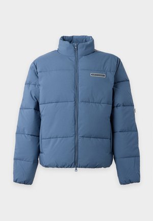 EA7 Emporio Armani, TRAIN LOGO SERIES TAPE JACKET - Χειμωνιάτικο μπουφάν - china blue