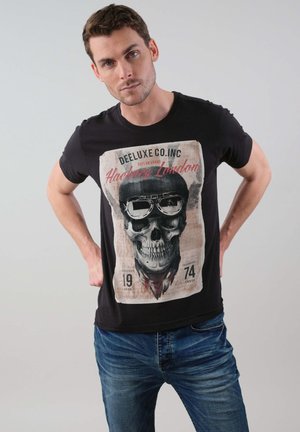 CLEM - Print T-shirt - charcoal
