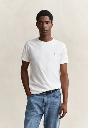 GANT, SHIELD - T-shirts basic - white