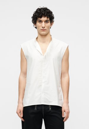 SHIRT WITH FEATHERS - Πουκάμισο - white