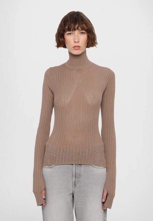 DAVINA POINTELLE - Jumper - fossil