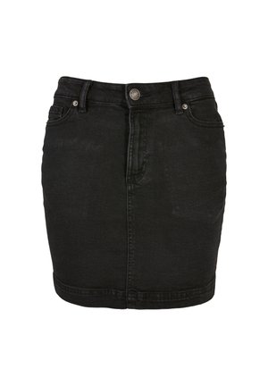 Urban Classics STRETCH  - Fustă în formă de A - black washed