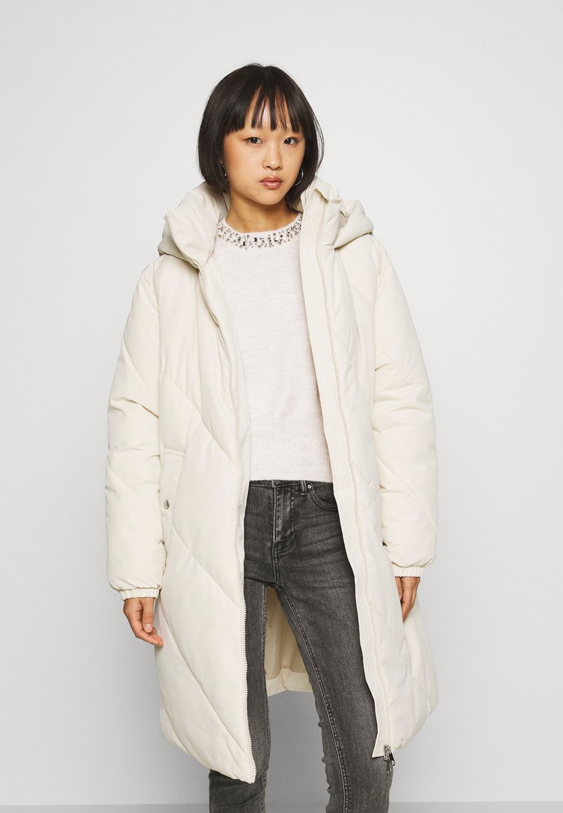 Vero Moda Petite VMELANORDORA LONG COAT Winter coat oatmeal/beige