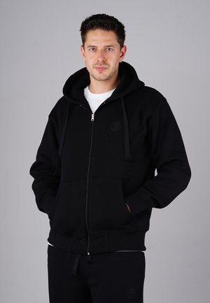 Zip-up sweatshirt - black