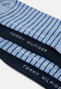 Tommy Hilfiger MEN SMALL STRIPE 2 PACK - Strømper - light blue melange