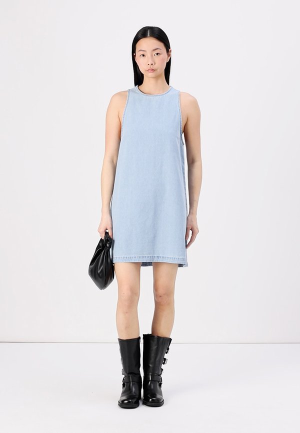 JXMACY SHORT A SHAPE DRESS - Denim dress2