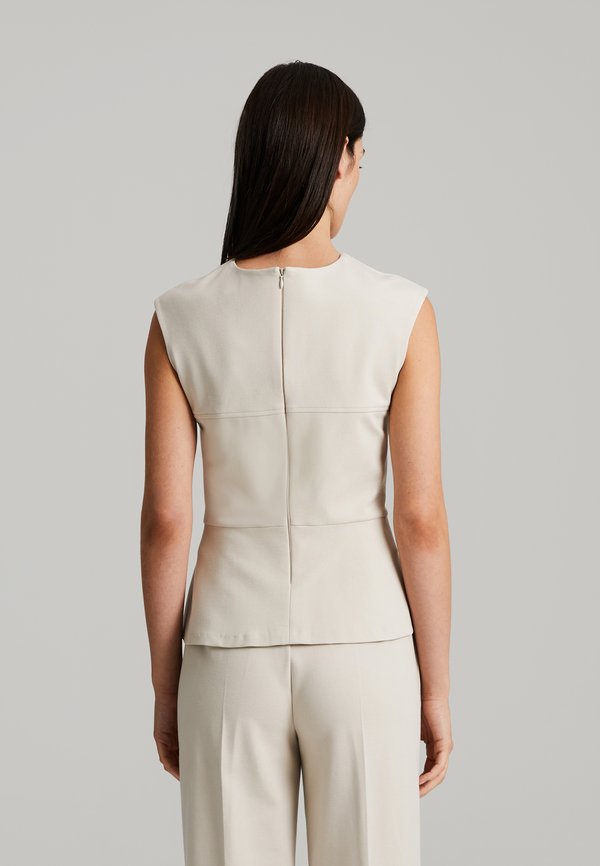 BIRDIE - Blouse - silver sand2