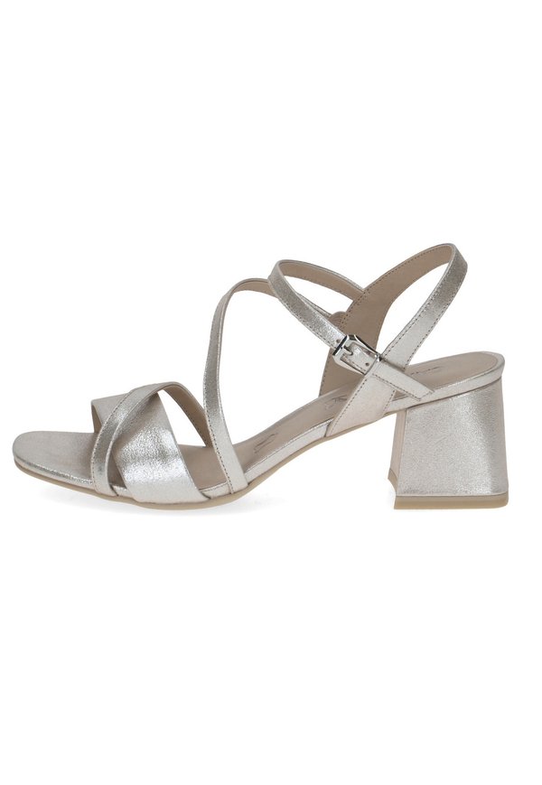 BAILA - Riemensandalette - taupe suede metallic