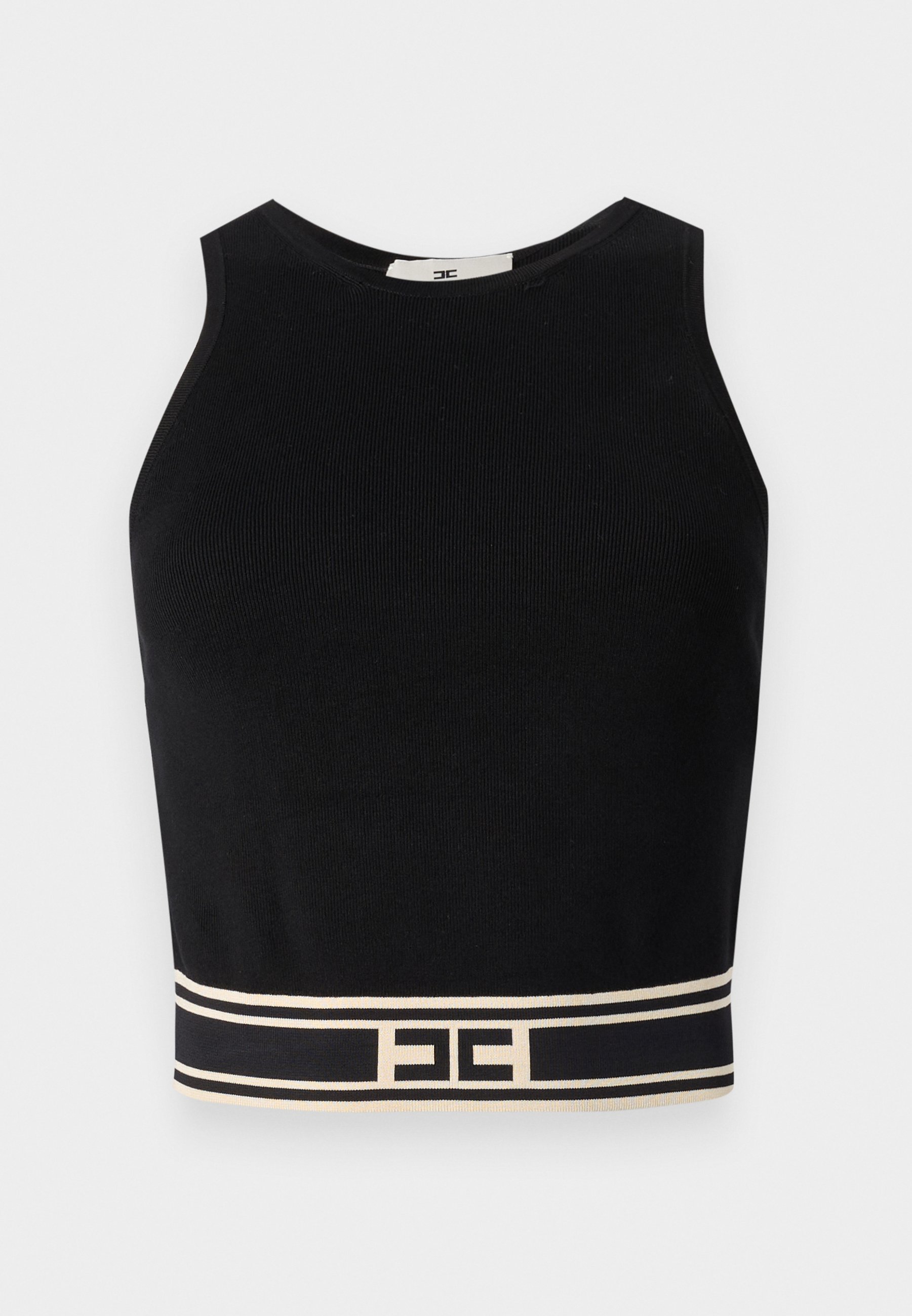 frangant tops 黒 Czarny top bandeau z marszczeniami - HOUSE - 130BZ-99X