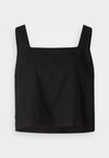 SHELL TANK - Bluză - black