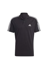 adidas Sportswear ESSENTAILS EMBROIDERED SMALL LOGO - Polo - black white
