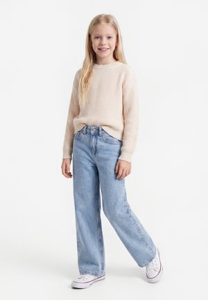 Calvin Klein Jeans, WIDE LEG  - Jeans baggy - stone mid blue wash
