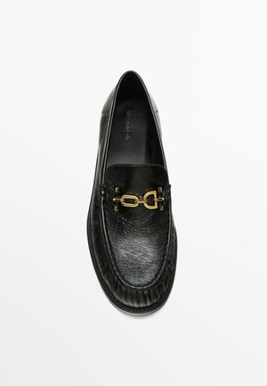 Rangering 4: Massimo Dutti - CRACKLED WITH DECORATIVE DETAIL - Slippers