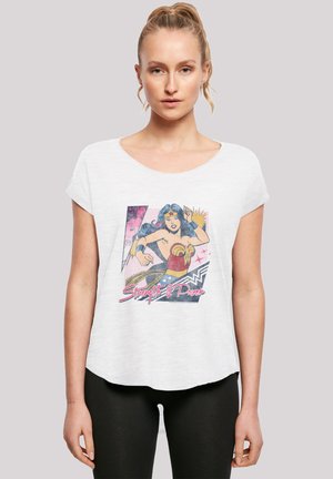 DC COMICS WOMAN STRENGTH & POWER - Print T-shirt - white