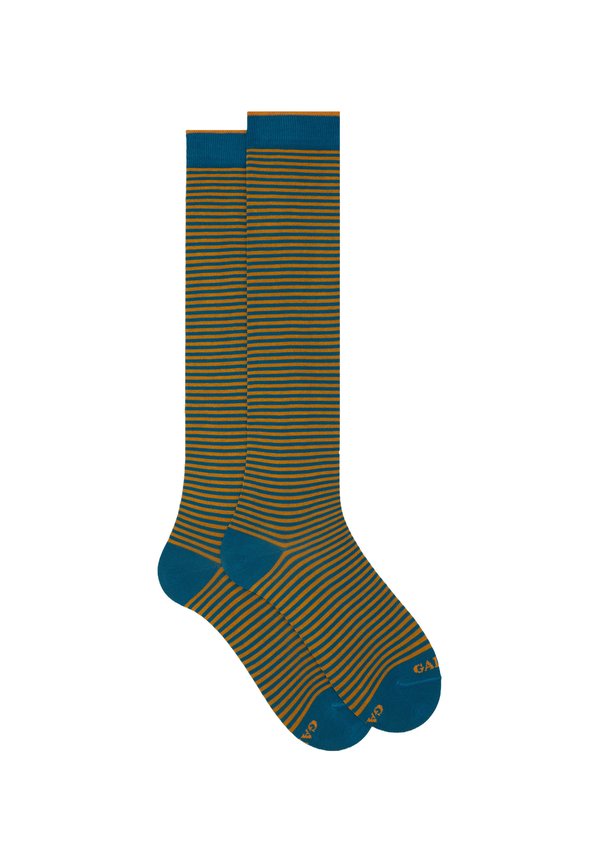 MIT WINDSOR-STREIFEN - Kniestrümpfe - giallo