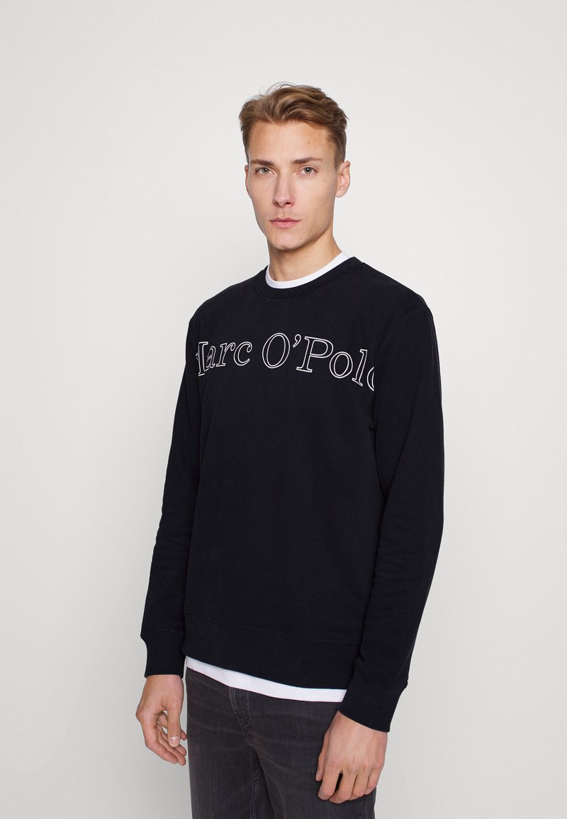 Marc O'Polo CREW NECK LONG SLEEVE - Camisola - black