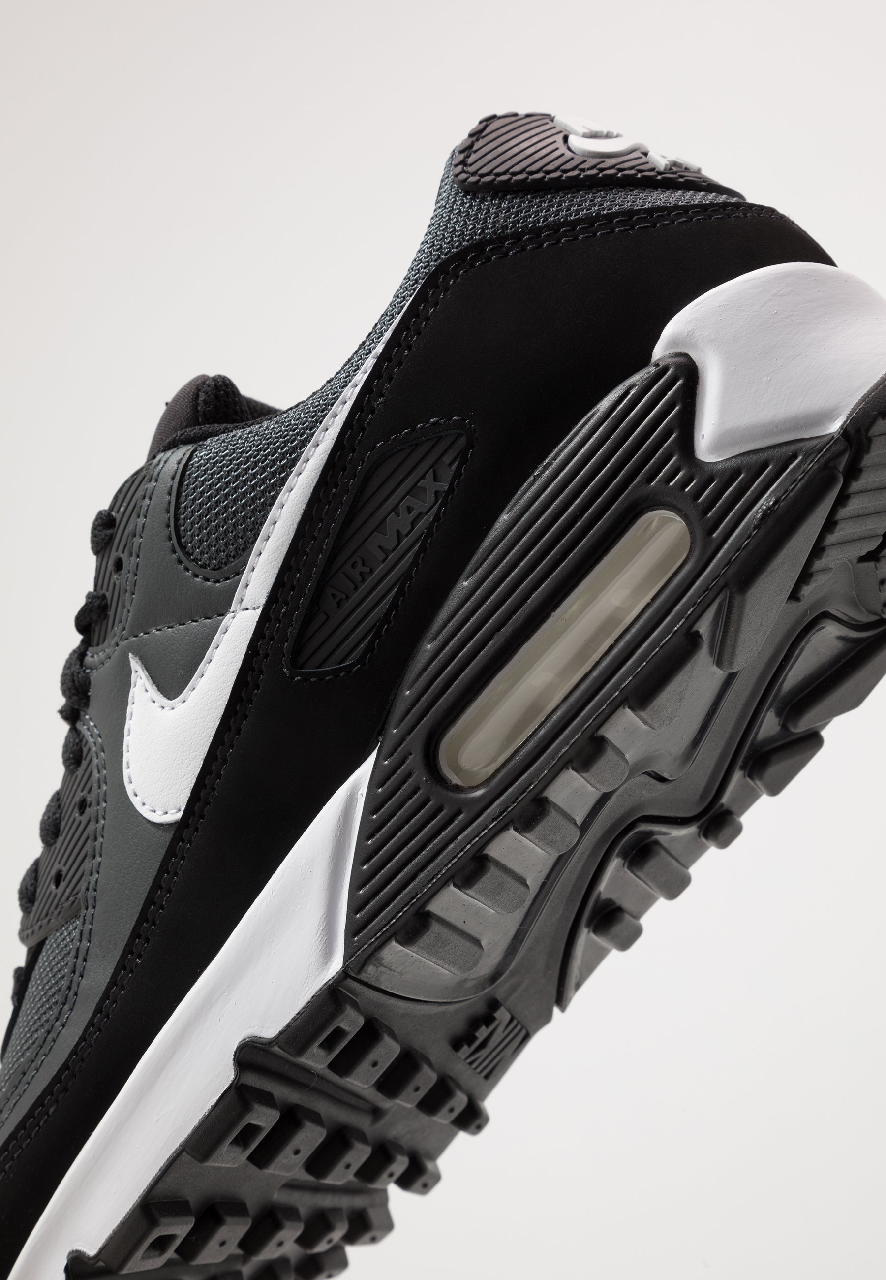 Nike Sportswear AIR MAX 90 - Sneakers laag - black/white/metallic  silver/Zwart - Zalando.nl