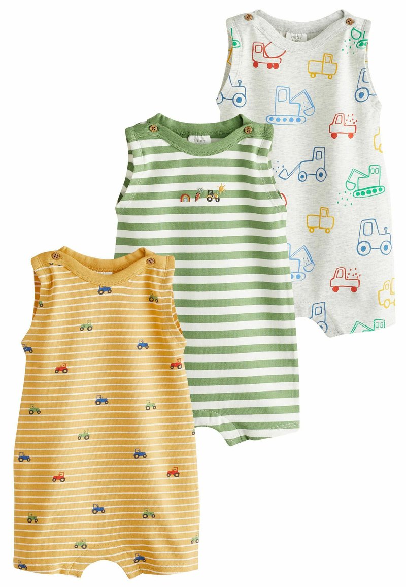 Next - ROMPERS 3 PACK  - REGULAR FIT - Kombinezons - bright farm, Palielināt