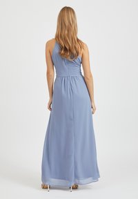 VILA VIMILINA HALTERNECK NOOS - Maxi dress - stonewash